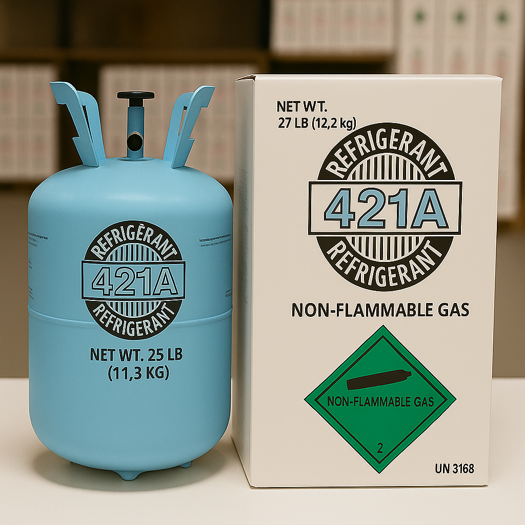 R-421A Réfrigérant – Bouteille de 25 lb (11,3 kg)